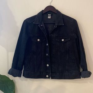 Dark Gray/Black denim jacket